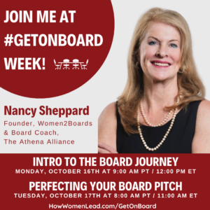 Nancy Sheppard - Board Journey & Board Pitch